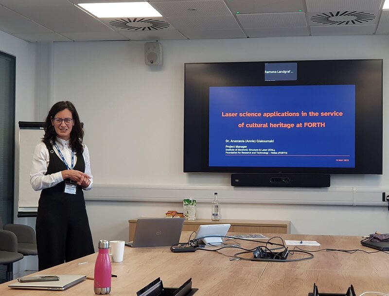 iPhotoCult at the Expert Group “Lasers for Cultural Heritage” meeting
